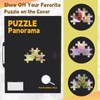 Puzzle Storage with Central Mesh Window，Puzzle Binder with Puzzles Stickers