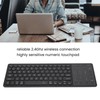 Touchpad Keyboard Numeric Touchpad 2.4G Wireless USB Receiver Plug and