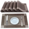 Lumaca Washable Placemats, Set of 6 Placemats Made of 70%
