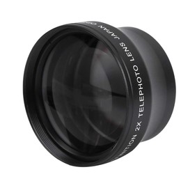 2X Telephoto Zoom Lens, 37mm Mount Camera High Definition Converter Telephoto Lens