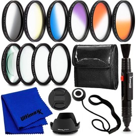 Ultimaxx 58MM Complete Lens Filter Accessory Kit for Lenses with 58MM Filter Size Designed Specifically for: Canon EOS Rebel 9000D 800D 760D 750D 700D 1300D 1200D and More