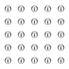 uxcell 200pcs Precision Balls 4mm Diameter G25 Solid Chrome Steel Bearing Balls for Ball Bearing, Machinery, Automotive, and DIY