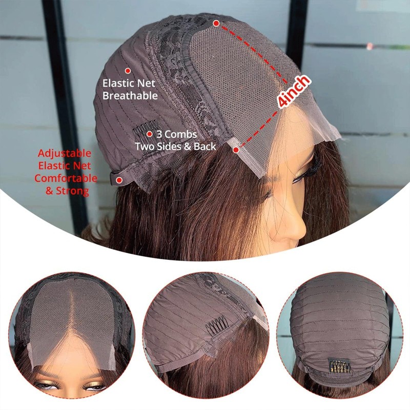 Jreitsere 4x4 Lace Front Wig 4x4 Lace Closed Wig Straight