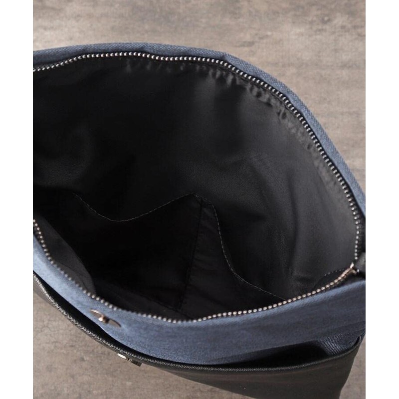 Takeokikuchi 93101330 Men's Clutch Bag, 2-Way Shoulder Clutch Bag, navy