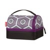 Thermos Raya Pack-In Soft Lunch Bag, Purple Hexagon, RAYLK6PH