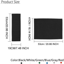 TBACW 1 Set (3pcs) 20.86" L x 16.14" W Director Chair Canvas Replacement Cover Canvas Covers (with Fiberglass Director Chair Stick) for Directors Chairs Director Chair Replacement Canvas (Blue)