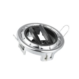 Hihaha 80mm 70mm Round Black and Silver Tone AC Air Condition Vent Outlet Universal for RV Bus Boat Yacht Caravan Durable Material