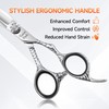 Fenice Peak Straight Hair Cutting Scissors 5.5'' Barber Haircut Shears