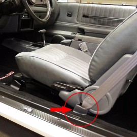 Dixie Restoration 78-88 Monte Carlo, Cutlass, El Camino, Regal, Malibu Seatbelt Sleeve