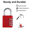 HRLORK Combination Padlock 1 Packs School Locker Lock Outdoor Weatherproof
