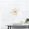 Operitacx Dinosaur Decorative Wall Clock Silent Alarm Clock for Bedroom