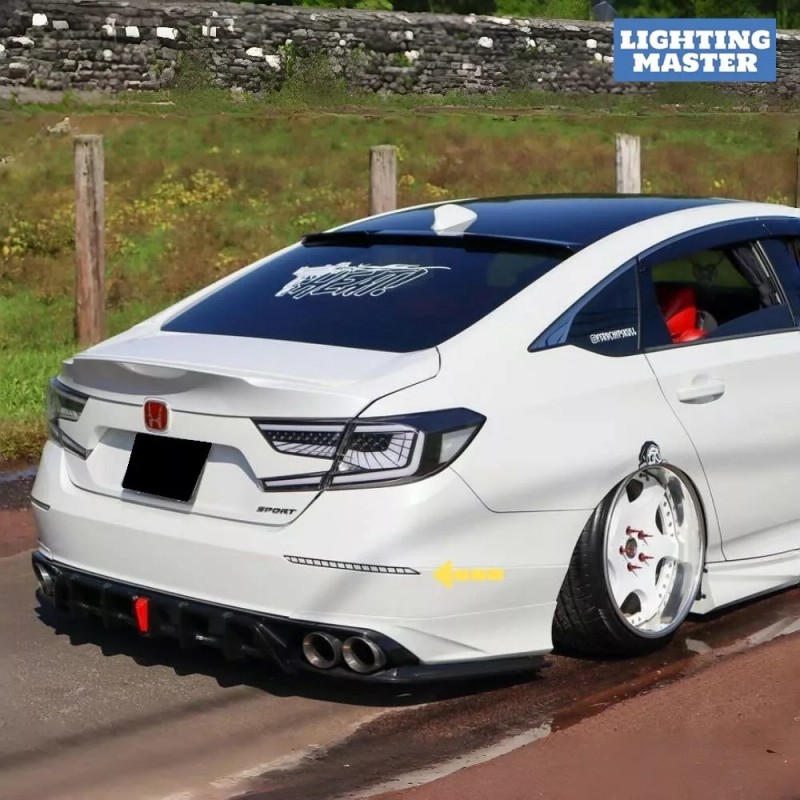 lighting_master Clear Lens Rear Bumper LED Reflector Fits Honda Accord