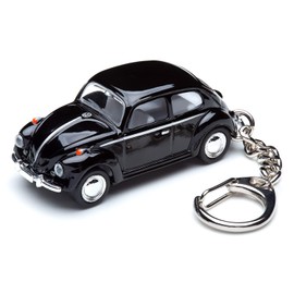 corpus delicti :: Key Ring with Model Car Compatible with VW Beetle for All Car and Classic Car Fans (Black) (20.7)