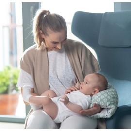 Mother hood Stillmuff Mini Nursing Pillow Breastfeeding Roll Oeko-Tex Standard 100, Ships Mint