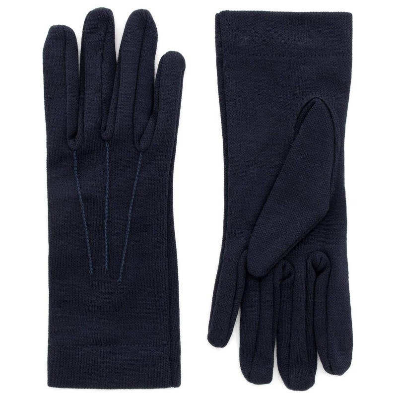 Italian Dress Gloves, Wool Blend Knit Fabric, Military Issue, Elastic