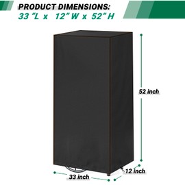 Cotton Candy Machine Dust Cover - Waterproof 420D Oxford Protective Electric Cotton Candy Maker - 33"L x 12"W x 52"H