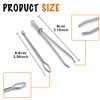 6 Pcs Bodkin Drawstring Threader Metal DIY Rope Threader Clip