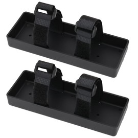 OTOTEC 2Pcs RC Car Battery Box Tray 145 x 49mm RC Car Accessory for 1/8 1/10 AXIAL SCX10 D90 RC Crawler Car with Antiskid Tie Black