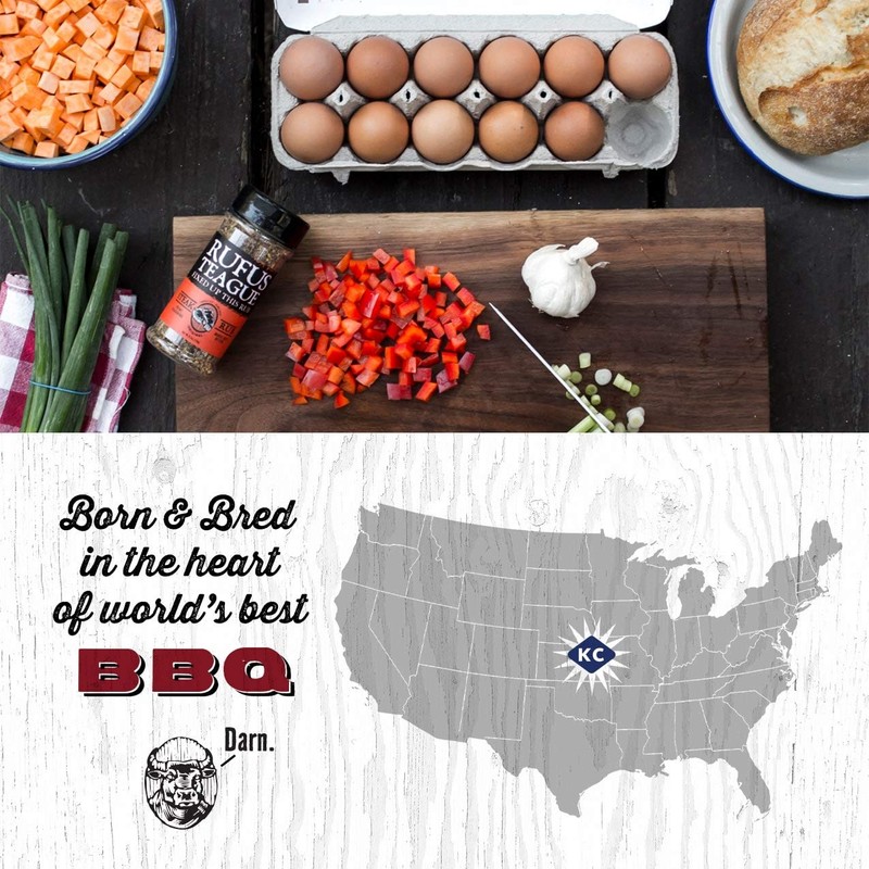 Rufus Teague Steak Rub, Premium Barbecue Seasoning & Dry Rub