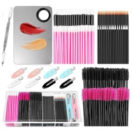 Kit Paleta De Maquillaje Profesional Con Espátula Y Cepillo                                                                                           