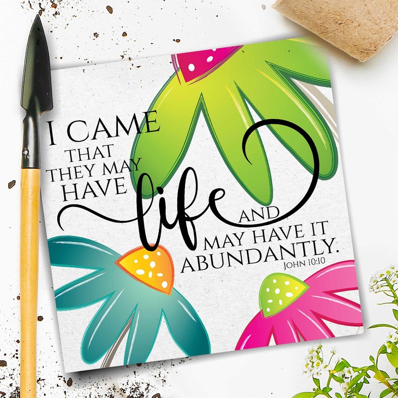Seeded Christian Cards for all occasions, 4 Plantable Scripture Cards