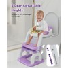 Potty Training Seat with Step Stool, Toddler Potty Training Toilet