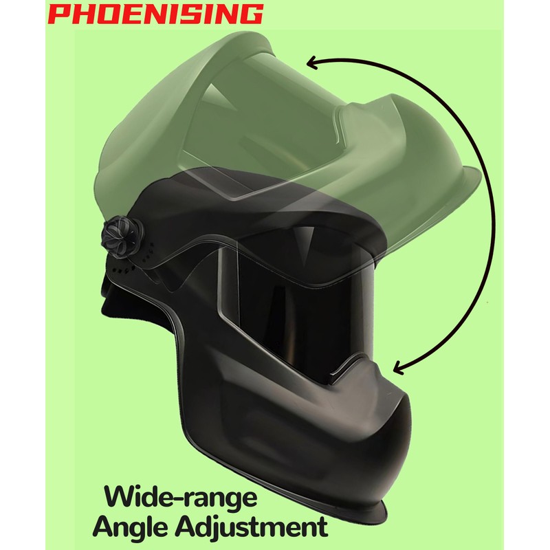 PHOENISING THE FORCE Anti-Fog Face Shield Grinding Work Tinted Lens