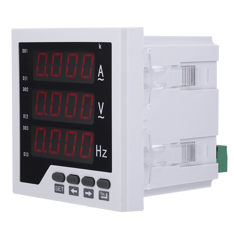 DDM-AVF96 Single Phase Meter Current Voltage Frequency Combined Meter 220VAC