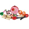 10Pcs Kids Children Educational Musical Percussion Instruments Set Toy Tambourine