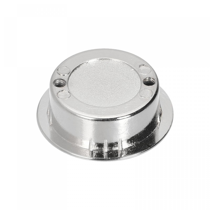 uxcell Finger Flush Pull Handle Outer Dia. 42mm/1.65" Brushed Silver