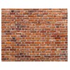VitalCozy 10x8ft Red Brick Wall Backdrop for Photoshoot Polyester Fabric