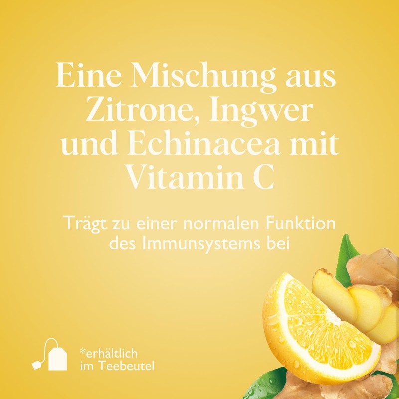 Twinings Immune Support Green Tea, Lemon, Ginger and Echinacea with