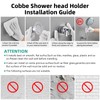 Cobbe Wall Mount Hand held Shower Head Holder - 360