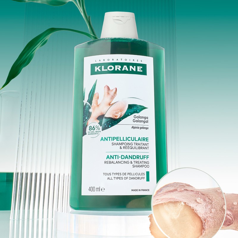 클로란 갈랑가 진저 지루성 두피 비듬 샴푸, 400ml, 1개 Klorane