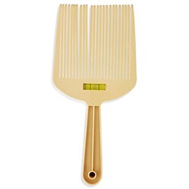 Flat Top Guide Comb With Liquid Bubble Level Flattop Hair Flattopper Beige