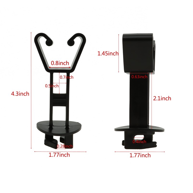 24 Pcs U Post Extended Electric Fence Insulators for Electric