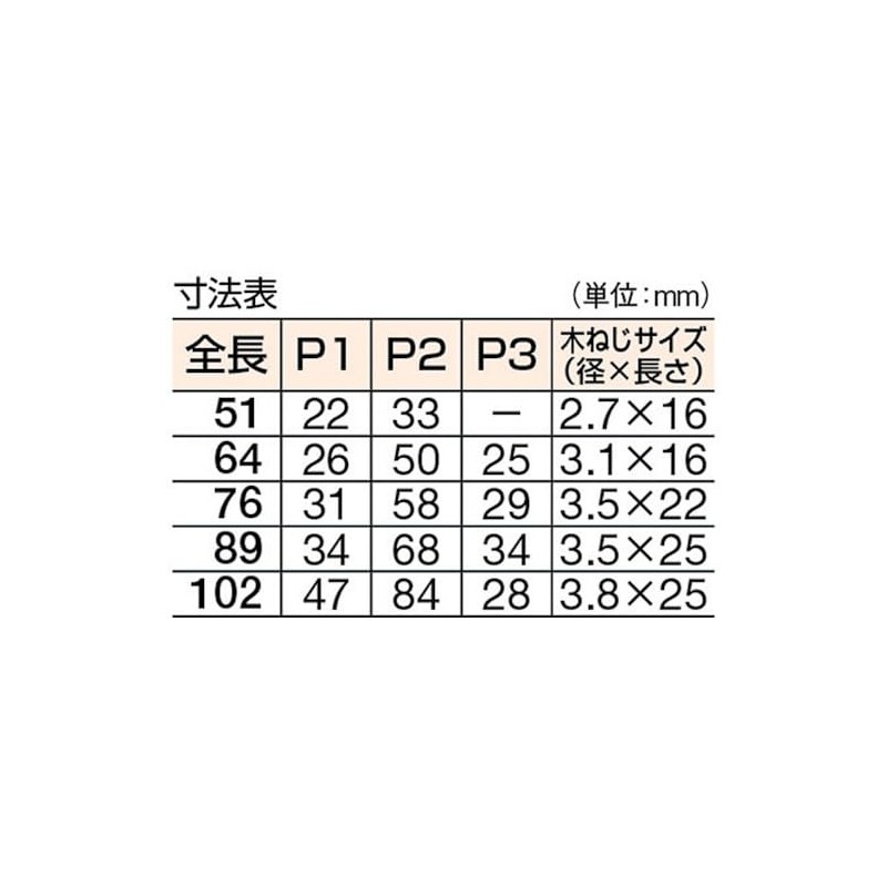 TRUSCO(トラスコ) ステンレス製厚口蝶番 全長76mm (4個入) ST-888-76HL