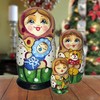 Little Baby-Boy 3-Nest Matreshka Wooden Nesting Dolls Set - 14730B