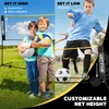 BOULDER Portable Badminton Pickleball Net - Foldable / Extendable Poles