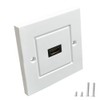 HDMI Wall Plate Panel Faceplate, 1 Pack Decorative Faceplate Socket