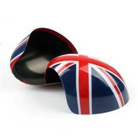 Artudatech 2 x Union Jack Wing Mirror Covers for Mini Cooper R56 R55 R57 Power Fold Mirror | Need to See Detailed Description