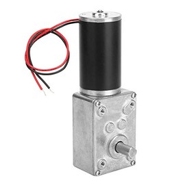 Worm Gear Motor, 12V High Turbine Worm Gear Box Reduction Motor for DIY Robot Rotating Table Door Lock Curtain Machine