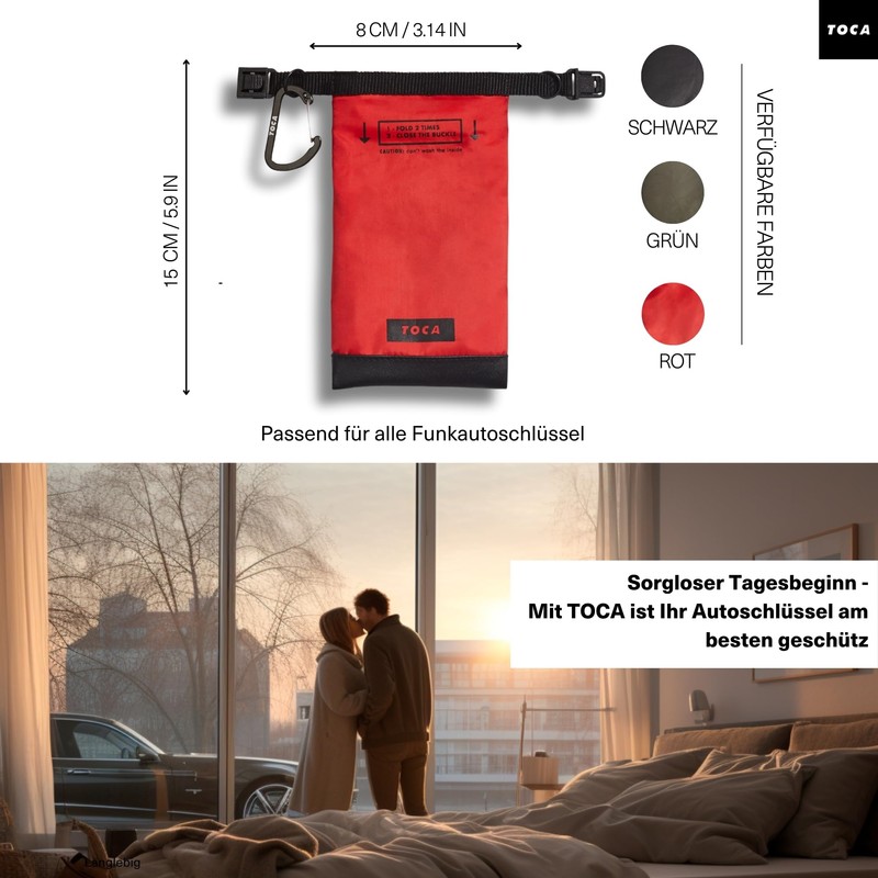 TOCA Keyless Go Protection Car Key Case RFID Blocker &