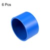 sourcing map 63mm PVC Pipe Cap Fitting, Slip End Caps