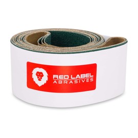 Red Label Abrasives 3 X 79 Inch 40 Grit Metal Grinding Zirconia Sanding Belts, 4 Pack