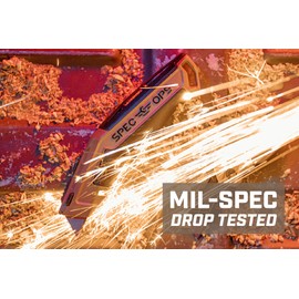 Spec Ops Tools Utility Knife with Retractable Blade, 2-Pack, Includes 5 Extra Blades in Handle Storage, 3% Donated to Veterans