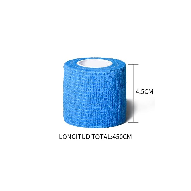 Paquete de 24 Primeros Auxilios Impermeable Envoltura Autoadhesiva,Envolturas Transpirables Autoadherentes,