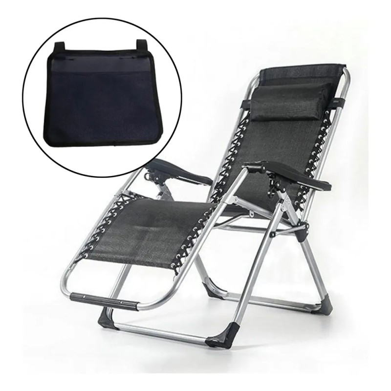 2 Universal Anti Gravity Chair Side Bag Patio Recliner