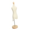 Dress Form Female Mannequin Torso Mini Dress Model with Wooden