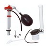 DICA, Juego Completo de Accesorios para W.C, Material Plastico, Hule,
